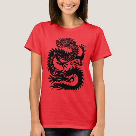Traditioneller chinesischer Drache T-Shirt (Vorderseite)