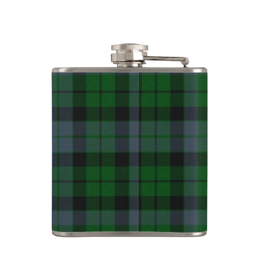 Traditioneller Clan MacKay Tartan-karierte Flasche Flachmann (Rückseite)