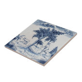 Traditioneller Delft Tile mit Bauer und Kuh-31 Fliese (Seite)