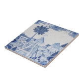 Traditioneller Delft Tile mit Country Anwesen-32 Fliese (Seite)
