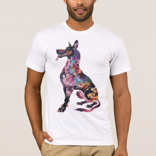 Traditioneller Doberman T-Shirt (Vorderseite)