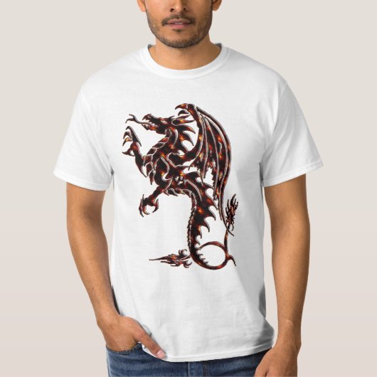 Traditioneller Drache-T - Shirt (Vorderseite)