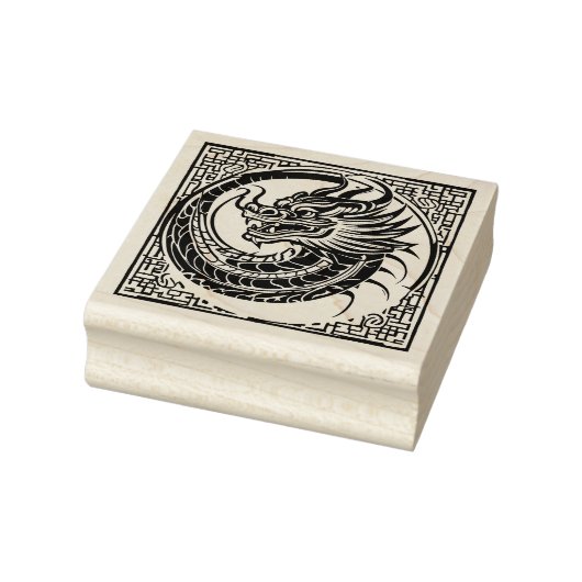traditioneller Drachenkunststempel Gummistempel (Stempel)