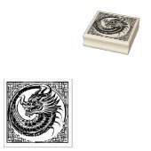traditioneller Drachenkunststempel Gummistempel (Stempel)