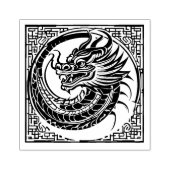 traditioneller Drachenkunststempel Gummistempel (Prägung)