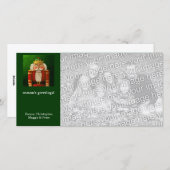 Traditioneller Ernährungs-Urlaub Feiertagskarte (Vorne/Hinten)