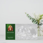 Traditioneller Ernährungs-Urlaub Feiertagskarte (Stehend Vorderseite)