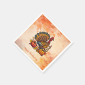 Traditioneller Erntedank Napkins Serviette (Ecke)