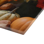 Traditioneller Erntedank-Schneidebrett Schneidebrett (Ecke)