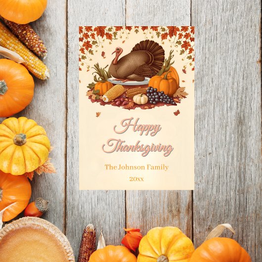 Traditioneller Erntefest Erntedank Feiertagskarte