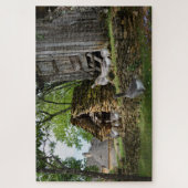 Traditioneller foie gras Gansbauernhof Puzzle (Vertikal)