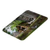 Traditioneller Foie Gras-Gänse-Rechteck-Magnet Magnet (Linke Seite)