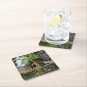 Traditioneller foie gras rechteckiger pappuntersetzer (Vor Ort)