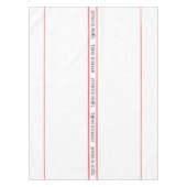 Traditioneller französischer Joyeux Noël Stripe We Tischdecke (Vorderseite)