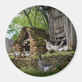 Traditioneller Gänsebauernmagnet Magnet