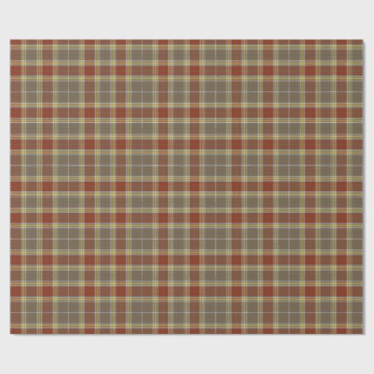 Traditioneller Gibson Tartan Geschenkpapier (Flach)