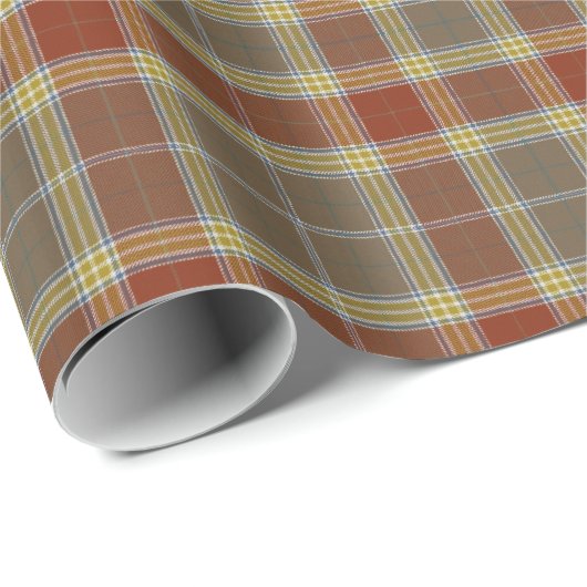 Traditioneller Gibson Tartan Geschenkpapier (Rolleneckpunkt)