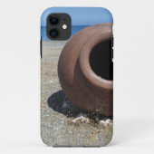 Traditioneller griechischer Terracotta Pot am Stra Case-Mate iPhone Hülle (Rückseite)