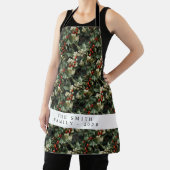 Traditioneller grüner Holly-Urlaub Schürze (InSitu)