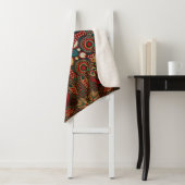 Traditioneller Grunge mit Blumenpfeife Sherpadecke (Beispiel)
