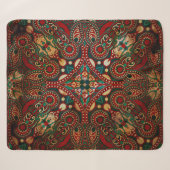 Traditioneller Grunge mit Blumenpfeife Sherpadecke (Vorderseite (Horizontal))
