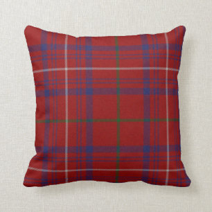 Traditioneller Hamiltontartan-kariertes Kissen