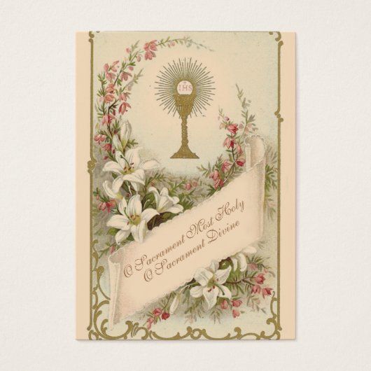 Traditioneller Heiliger Kartenchalice Erste Heilig (Vorderseite)