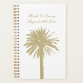 Traditioneller Hochzeitsplaner für den Strand mit  Planer (Vorderseite)