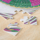 Traditioneller Holzplatten-Strudel Puzzle (Seite)