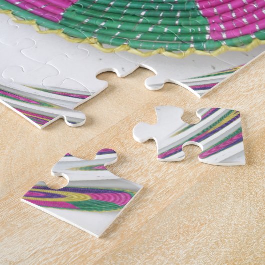 Traditioneller Holzplatten-Strudel Puzzle (Seite)