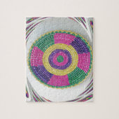 Traditioneller Holzplatten-Strudel Puzzle (Vertikal)