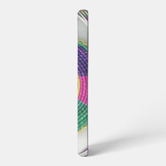 Traditioneller Holzplatten-Strudel Samsung Galaxy Hülle (Linke Seite)