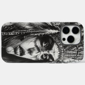 Traditioneller indischer Mädchenkrieger Case-Mate iPhone Hülle (Rückseite (Horizontal))