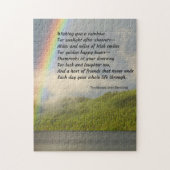 Traditioneller irischer Segen-Puzzle Puzzle (Vertikal)