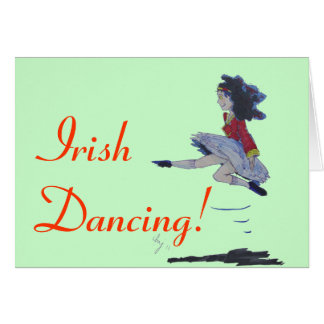 Traditioneller irischer Tanzen-Cartoon