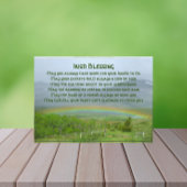 Traditioneller Irish Blessing Valley Regenbogen Fotoblock