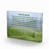 Traditioneller Irish Blessing Valley Regenbogen Fotoblock (Rechts)