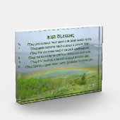 Traditioneller Irish Blessing Valley Regenbogen Fotoblock (Links)