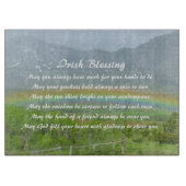 Traditioneller Irish Blessing Valley Regenbogen Schneidebrett (Vorderseite)
