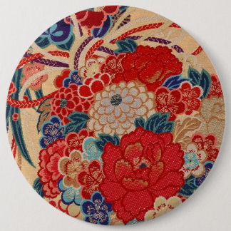 Traditioneller japanischer Gewebeentwurf Button