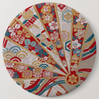 Traditioneller japanischer Gewebeentwurf Button