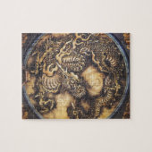 Traditioneller japanischer orientalischer Drache - Puzzle (Horizontal)