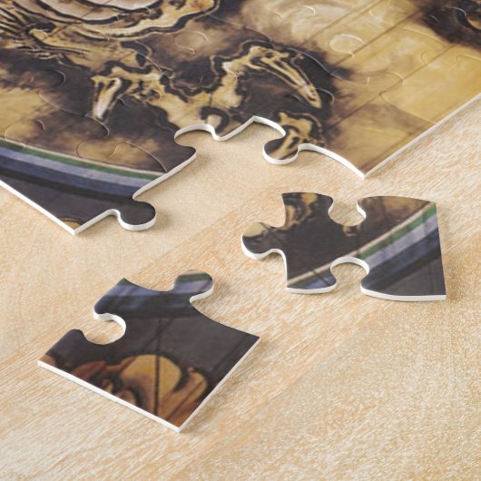 Traditioneller japanischer orientalischer Drache - Puzzle (Seite)