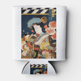 Traditioneller japanischer Toyohara Kunichika-Adel Dosenkühler