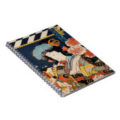 Traditioneller japanischer Toyohara Kunichika-Adel Notizblock (Rechte Seite)