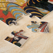 Traditioneller japanischer Toyohara Kunichika-Adel Puzzle (Seite)