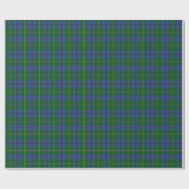 Traditioneller Johnstontartan-kariertes Geschenkpapier (Flach)