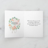 Traditioneller katholischer Beruf der GlaubensrCIA Karte (Innenseite)