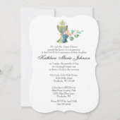 Traditioneller Katholischer Eukalyptus Einladung (Rückseite)