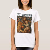 Traditioneller katholischer Heiliger Joseph und Ba T-Shirt (Vorderseite)